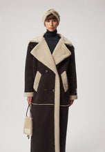 Load image into Gallery viewer, MAFARA maxi sheepskin coat, brown