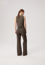 Load image into Gallery viewer, LISA elegant herringbone waistcoat, brown