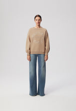 Load image into Gallery viewer, ORISA sweatshirt with embroidery, beige
