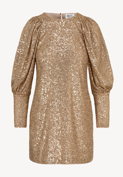 Sequin mini length dress ARLETE gold