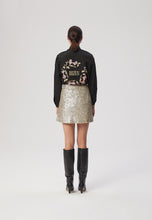 Load image into Gallery viewer, Oversized shirt with back overprint JULIEN black