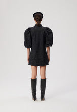Load image into Gallery viewer, ENNIS mini dress with decorative binding black