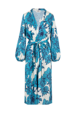 Load image into Gallery viewer, KIVI BLUEALLIES floral kimono dress