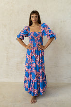 Load image into Gallery viewer, ZAFI REDLILLIES floral dress with a square neckline