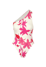 Load image into Gallery viewer, BLANCY LILLIES one shoulder swimsuit