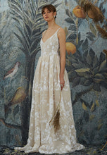 Load image into Gallery viewer, Lace dress on a nude organza ELIZABETH Lace dress on a nude organza

