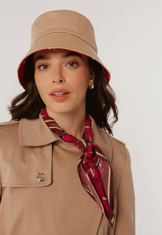 LAMIS beige bucket hat