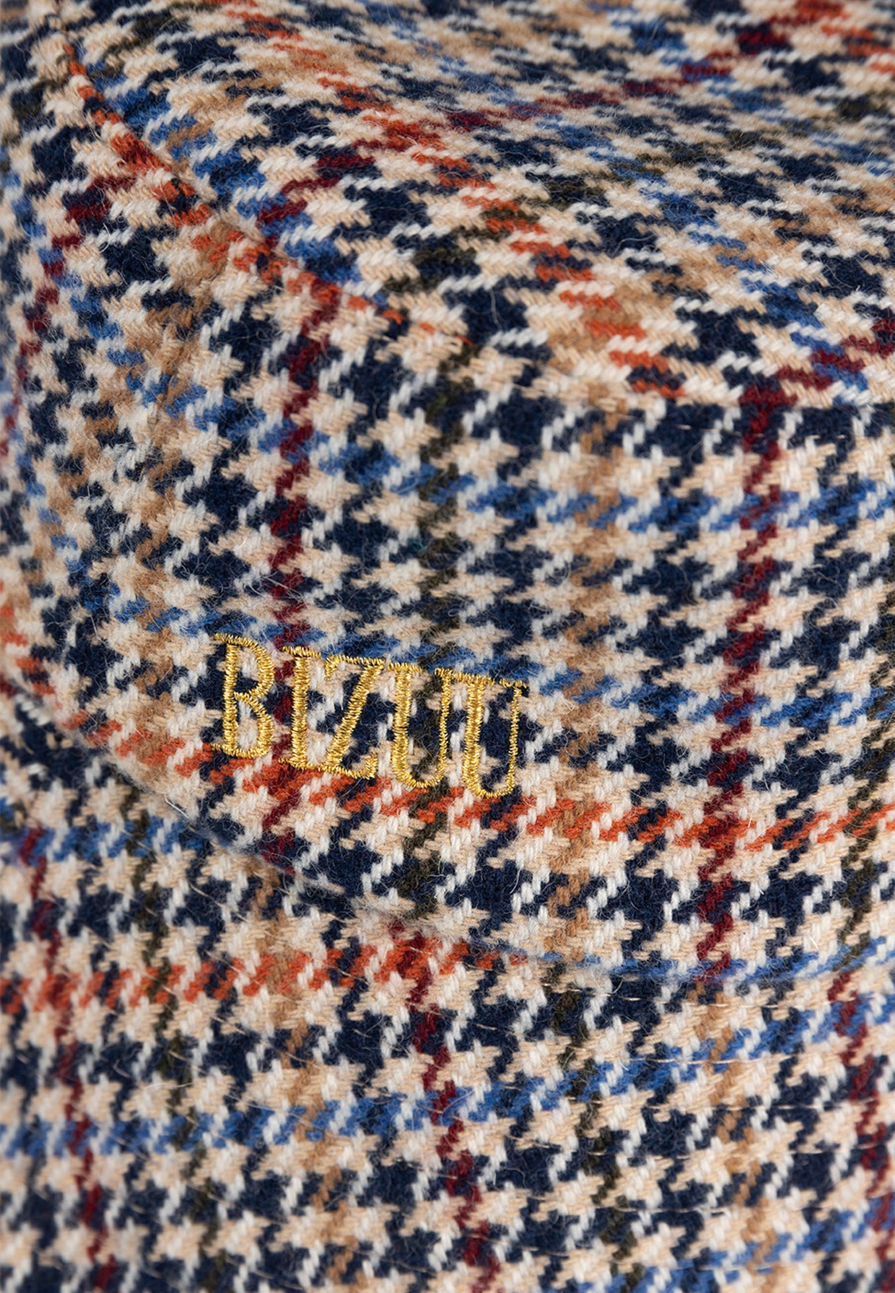 KAPPI navy blue checked bucket hat – Bizuu