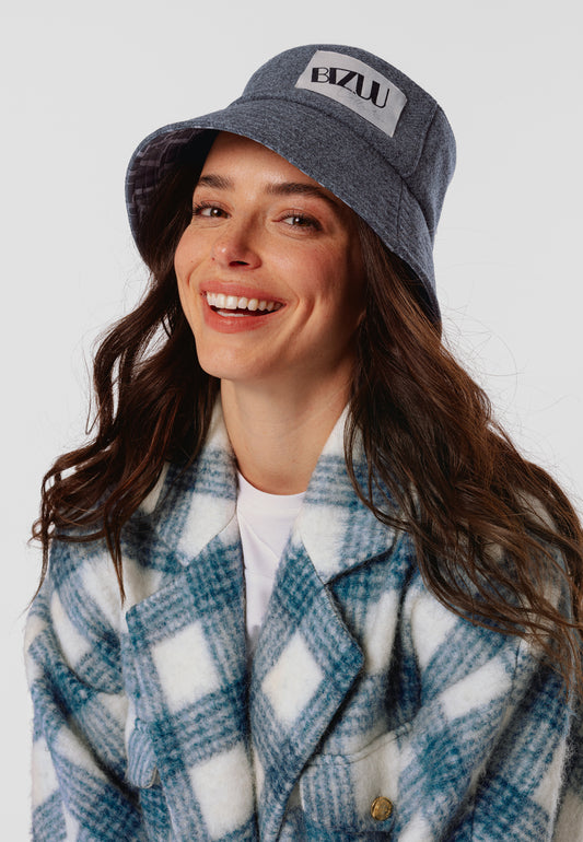 KAPPI grey bucket hat