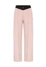 Load image into Gallery viewer, GODARA pink loose-fitting tracksuit bottoms